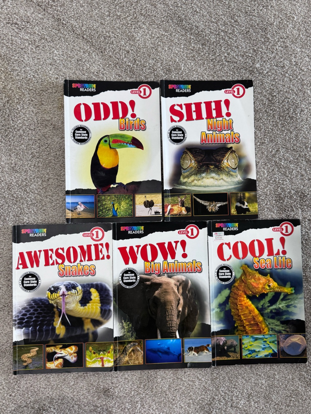Level 1 Spectrum Readers - Animals Bundle